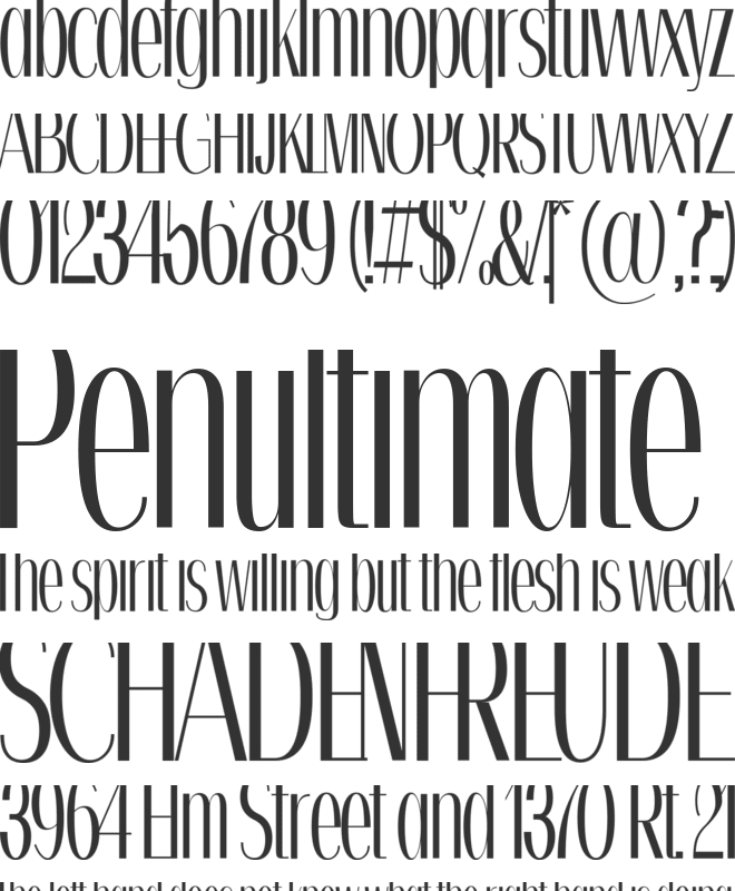 belinda font preview