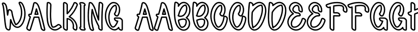 Walking font download
