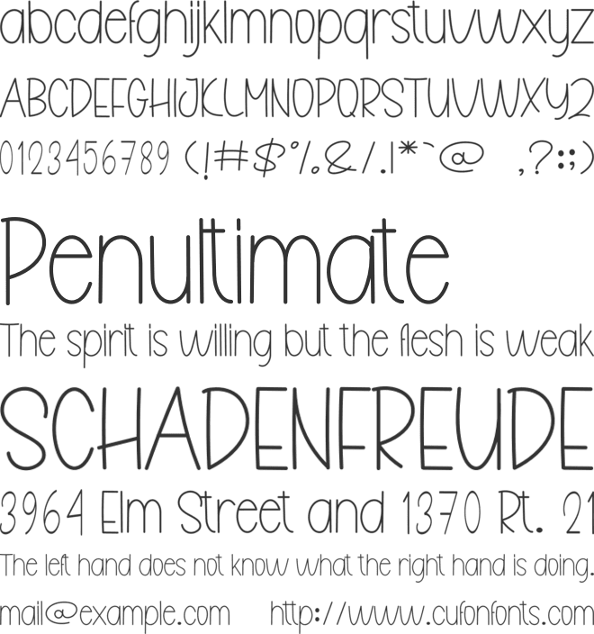 Honey Melody font preview