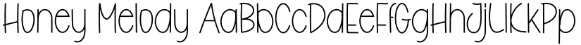 Honey Melody font