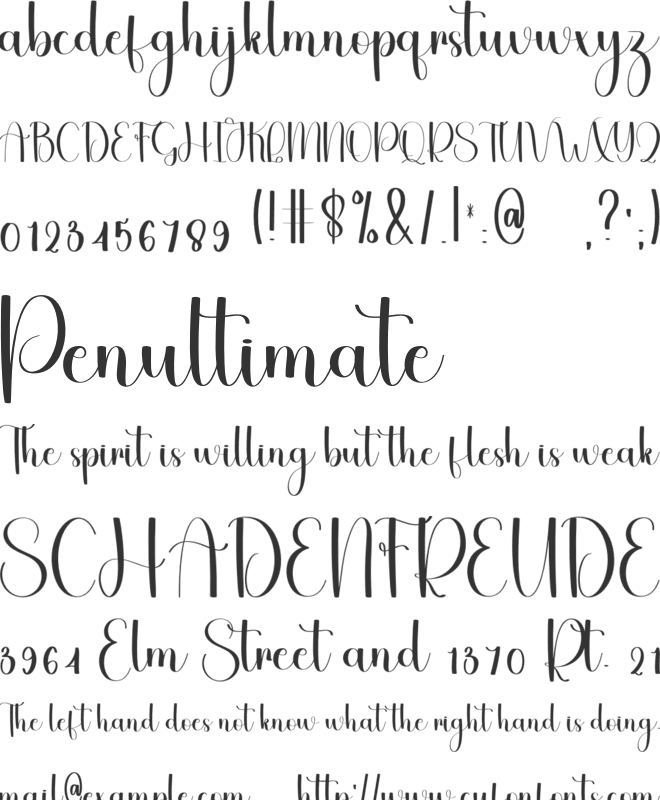 Sweet Easter font preview