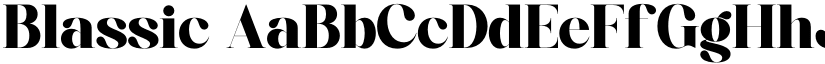Blassic font download