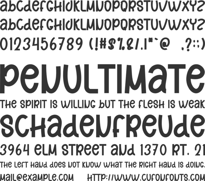 Simple Whiskey font preview