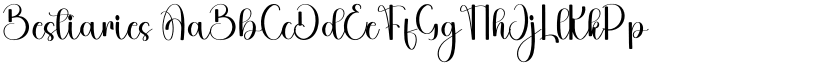 Bestiaries font