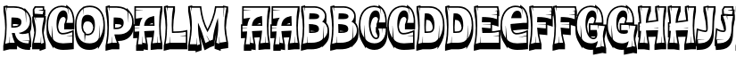 Ricopalm font
