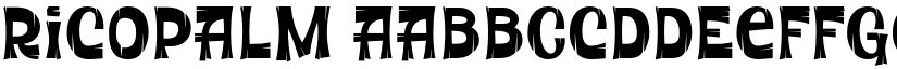 Ricopalm font download