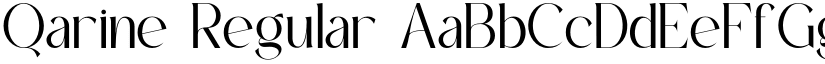 Qarine Regular font