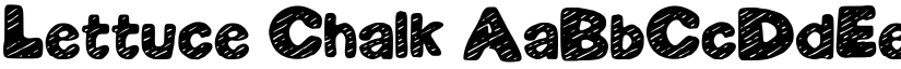 Lettuce Chalk font