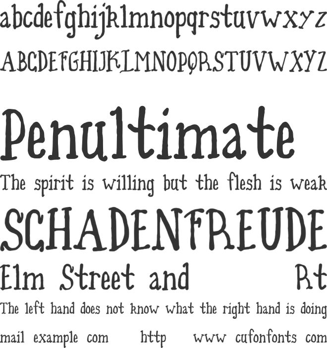 CenturyTiramisu font preview
