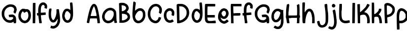 Golfyd font download