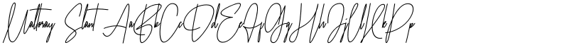 Maltoray Slant font