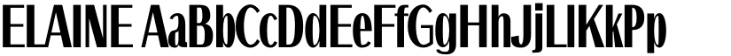 ELAINE font