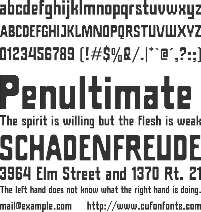 Dobla Sans font preview
