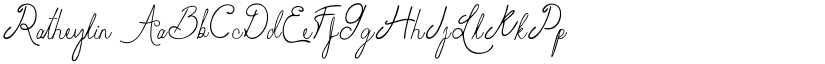 Ratheylin font download