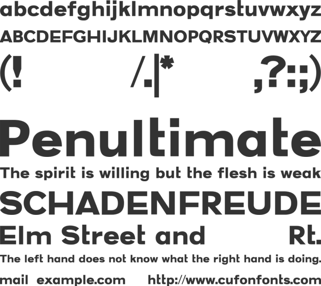 FUORI TUTTO font preview