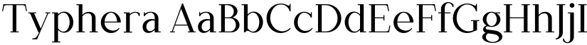 Typhera font