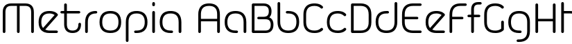Metropia font download