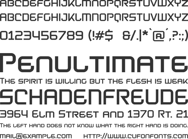 Litespeed font preview