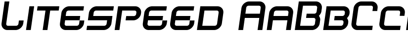Litespeed font