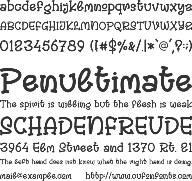 Broom Stick font preview