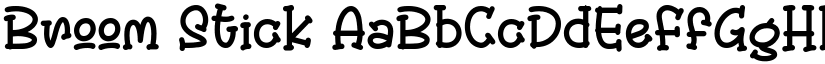 Broom Stick font