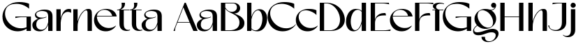 Garnetta font download