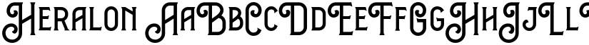 Heralon font