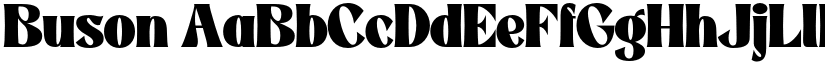 Buson font