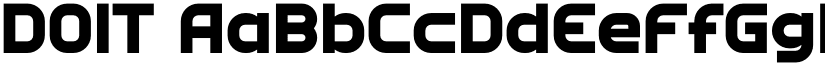 DOIT font