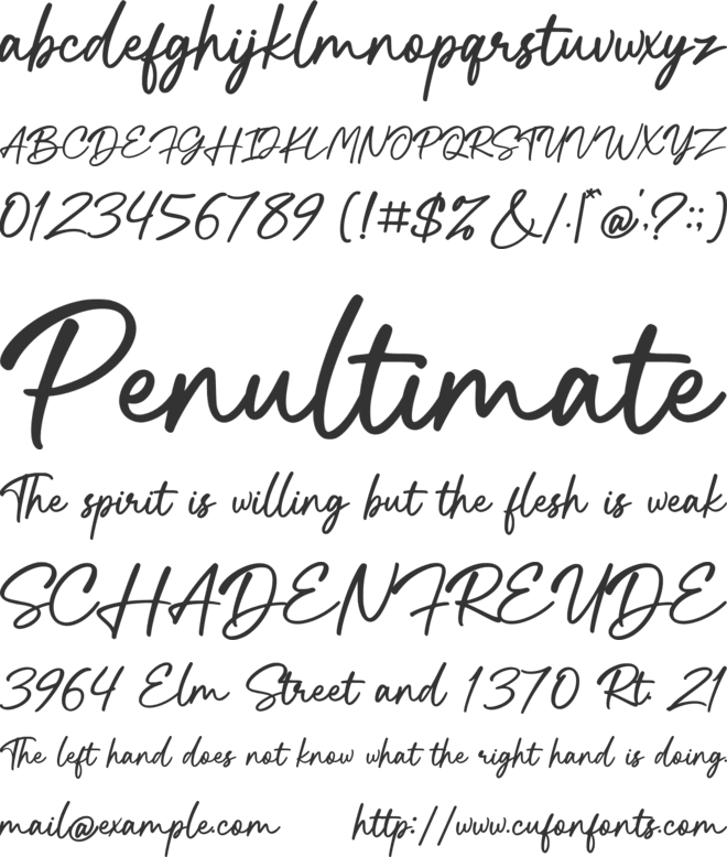 Nesta Mastone font preview