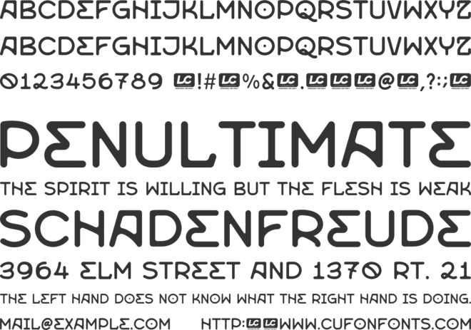Hipotesa font preview