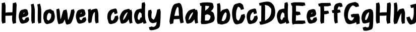Hellowen cady font download