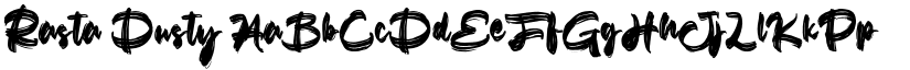 Rasta Dusty font