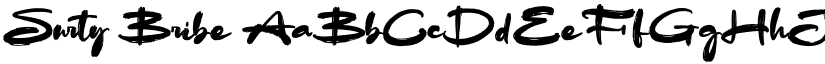 Surty Bribe font