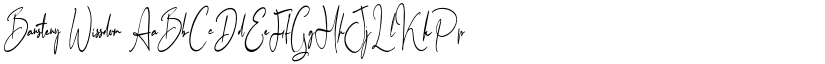 Bansteny Wissdom font