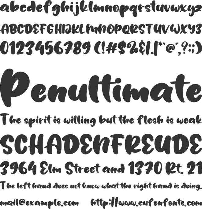 Stylish Mothers font preview