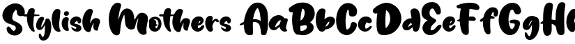 Stylish Mothers font download