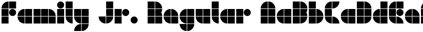 Family Jr font download