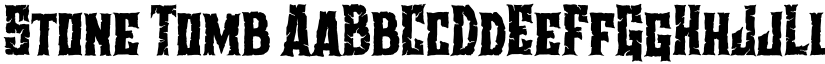 Stone Tomb font