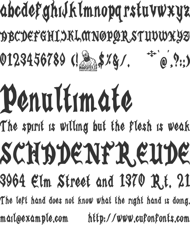 Protein Army Black font preview