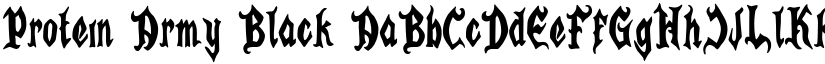Protein Army Black font download