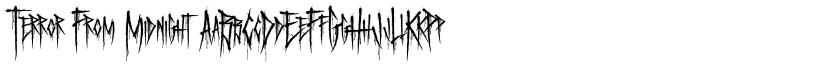 Terror From Midnight font download