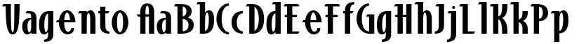 Vagento font