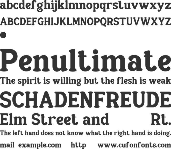 REVOPAD font preview