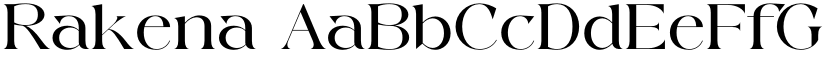 Rakena font