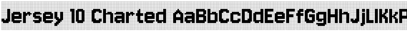 Jersey 10 Charted font