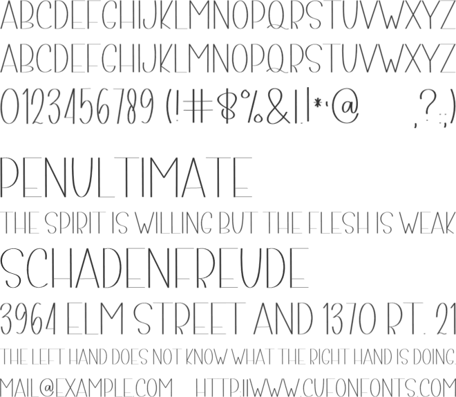 Lovely Notes font preview
