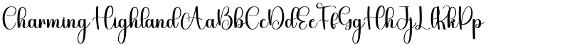 Charming Highland font