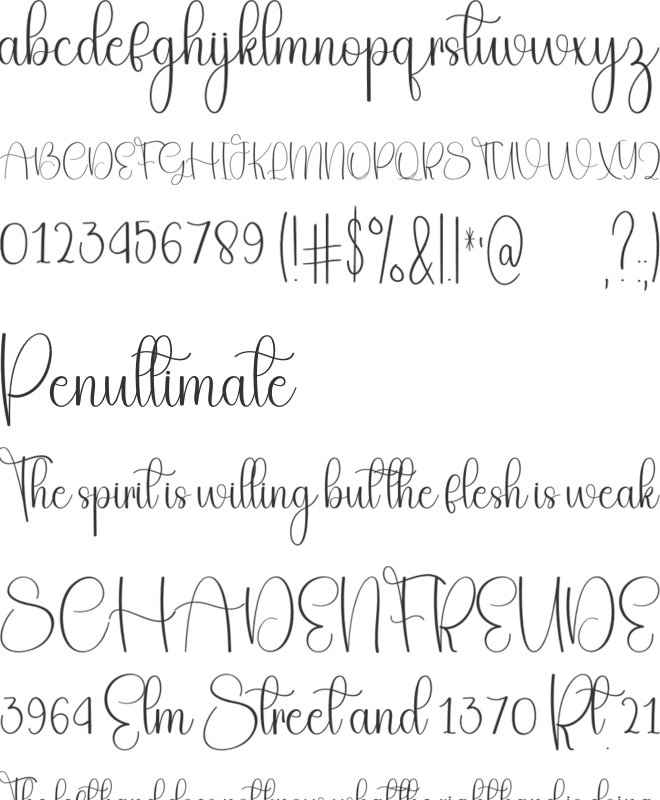 Giant Party font preview