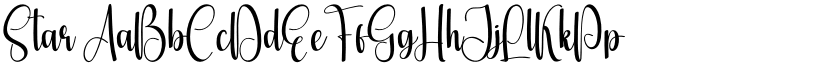 Star font